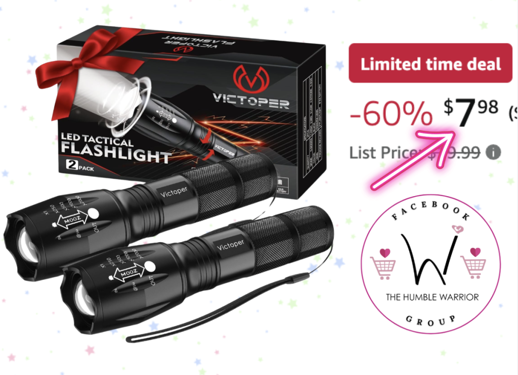 2-Pack LED Flashlight!
